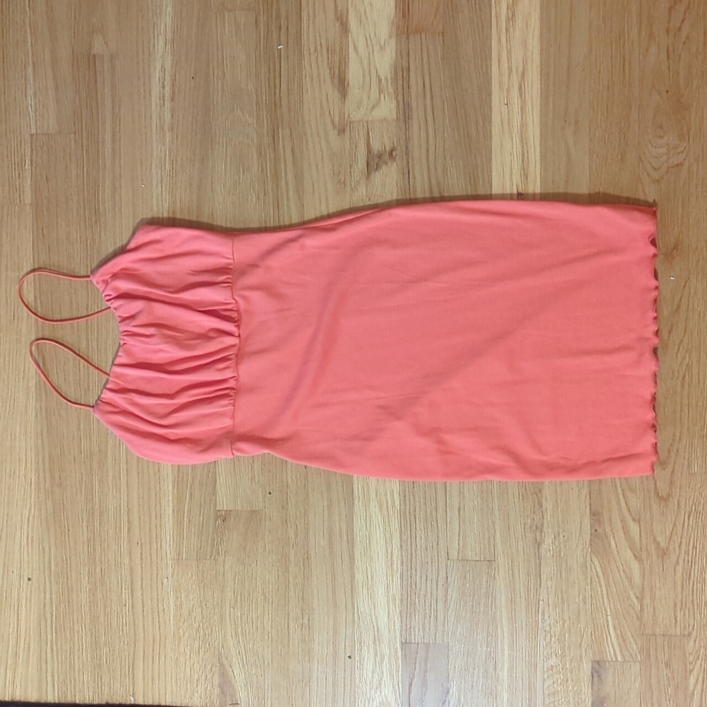 Wild Fable Coral Spaghetti Strap Dress